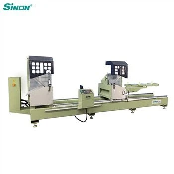 Cnc Double Head Profil tal-Aluminju Miter Rat B'Angoli Varjabbli